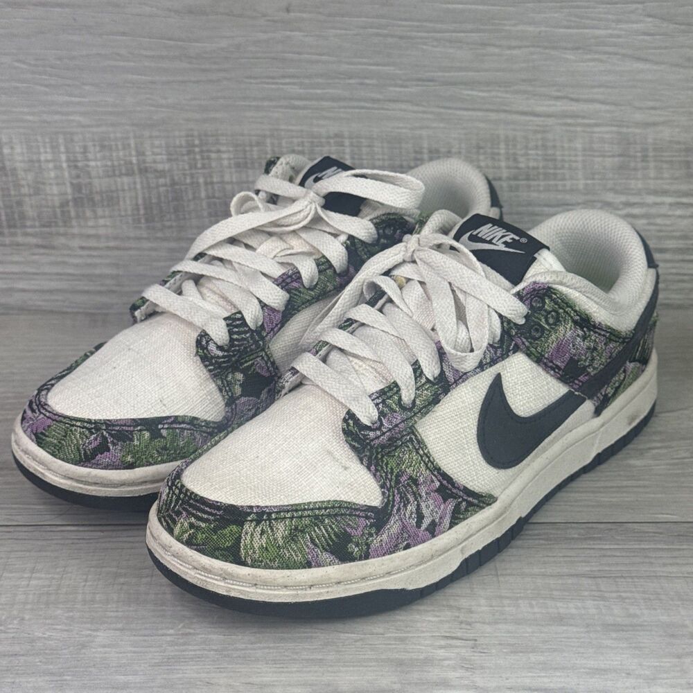 Nike Dunk Low Next Nature "Floral Tapestry" FN7105-030 Women's Size 6.5
